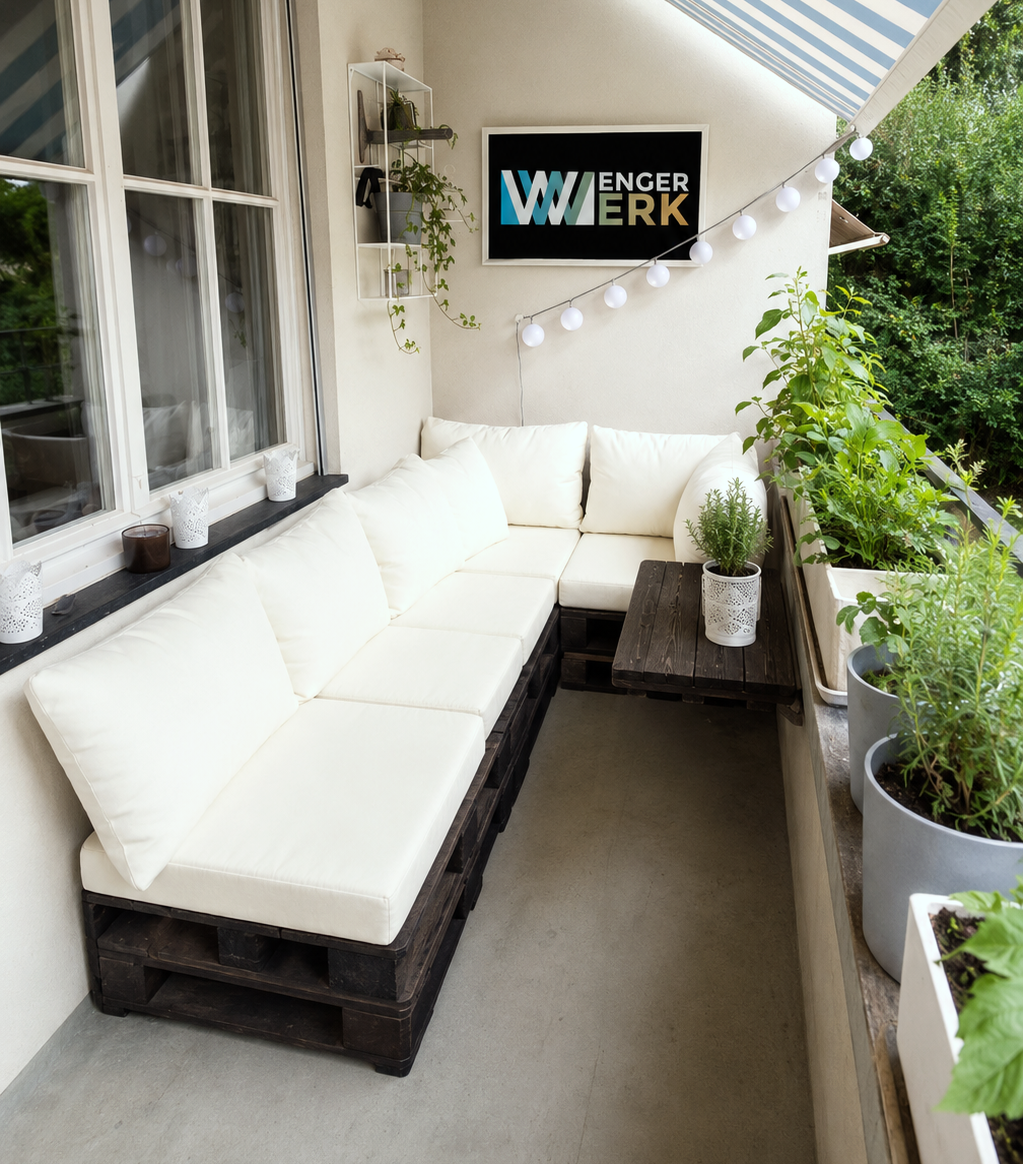 Upcycling Palettenlounge